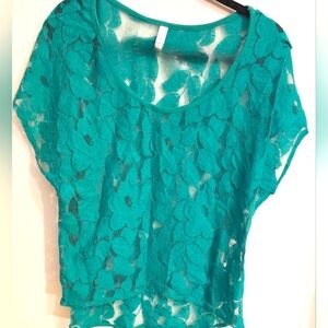 Teal Lace Women’s Top Size XL by Xhilaration